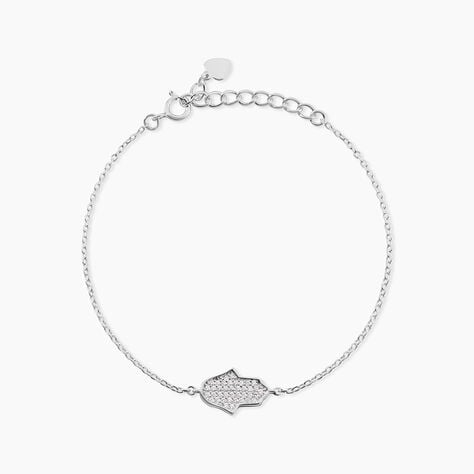Bracelet Dorothea Argent Blanc Oxyde De Zirconium - Bracelets fantaisie Femme | Marc Orian