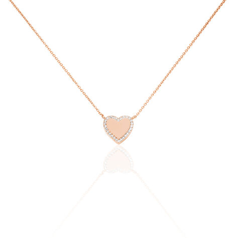 Collier Tylvina Argent Rose Oxyde De Zirconium - Colliers avec pierres Femme | Marc Orian