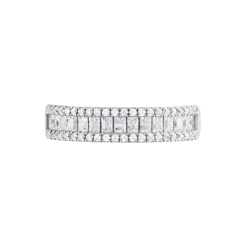 Bague Or Blanc Jacklyn Oxyde De Zirconium - Bagues avec pierre Femme | Marc Orian