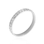 Alliance Roxie Demi Jonc Classique Or Blanc - Alliances duo Unisex | Marc Orian