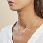 Pendentif Ionia Lettre Or Blanc - Pendentifs Famille | Marc Orian