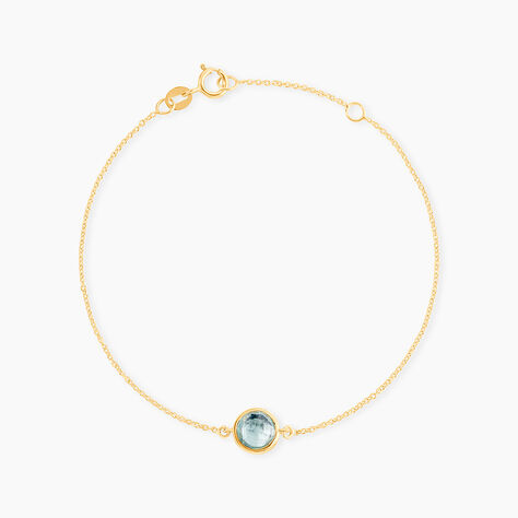 Bracelet Or Jaune Arenale Topaze - Bracelets cha&icirc;nes Femme | Marc Orian