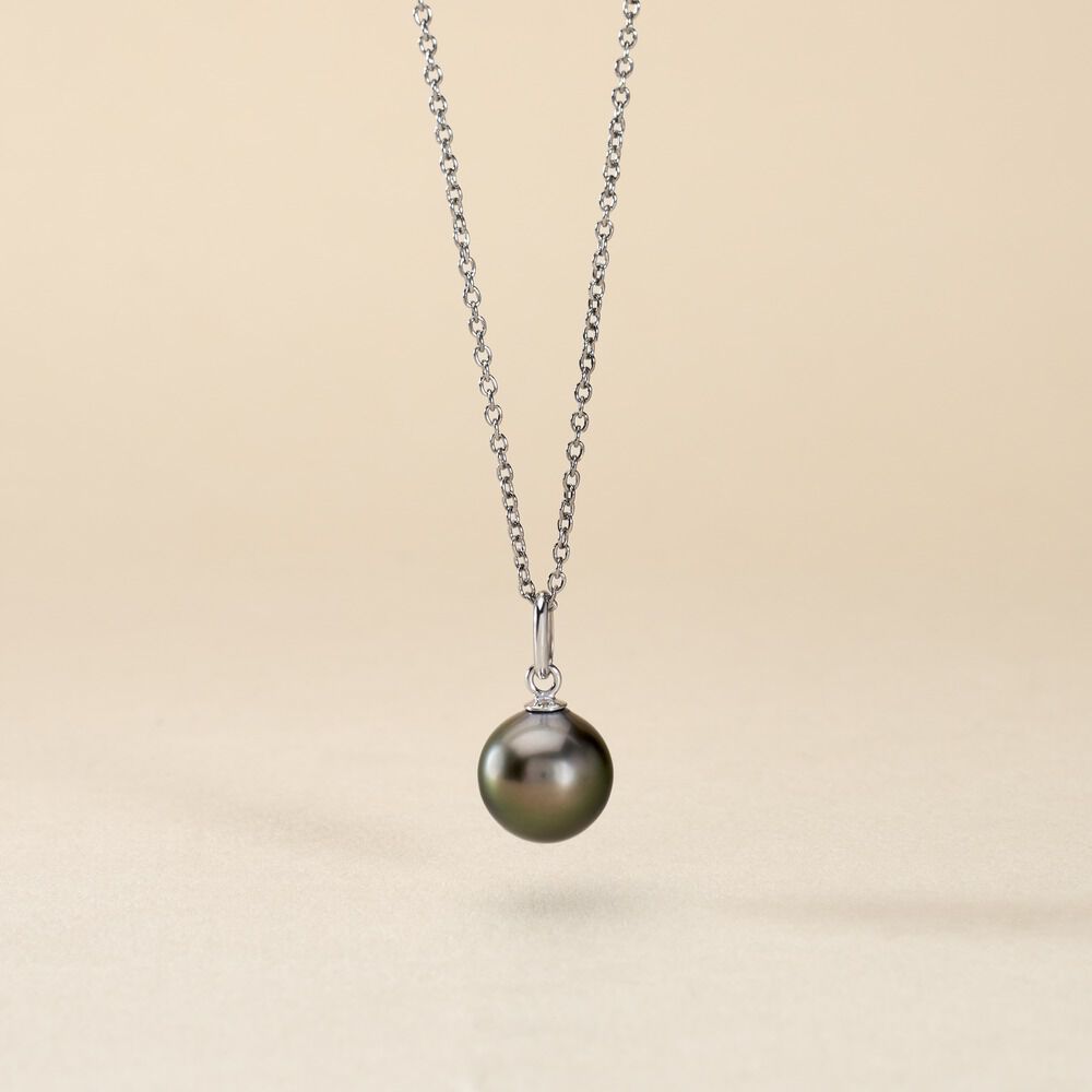 Pendentif Syana Or Blanc Perle De Culture De Tahiti - Pendentifs Femme | Marc Orian