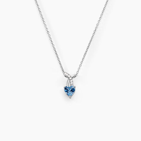 Collier Avalon Argent Blanc Oxyde De Zirconium - Colliers avec pierres Femme | Marc Orian