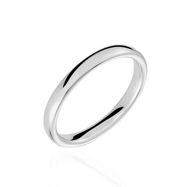 Alliance Sirona Demi Jonc Confort Or Blanc