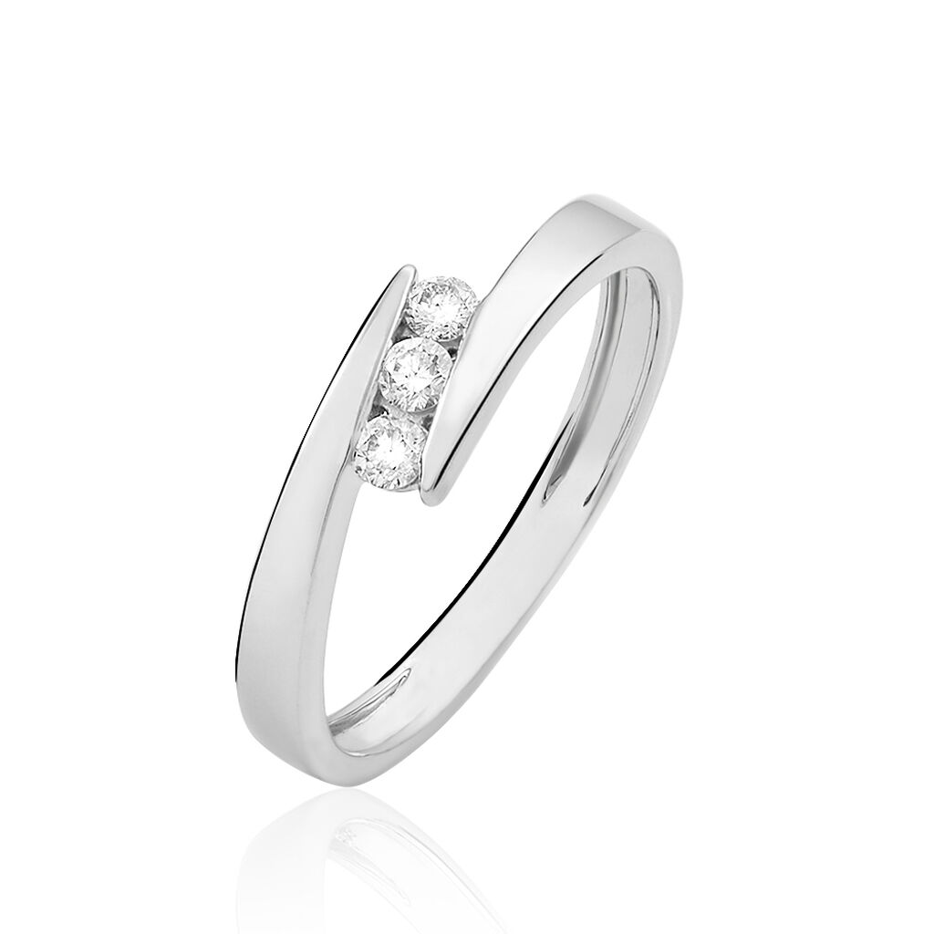 Bague Galya Or Blanc Diamant - Parures de mariage Femme | Marc Orian