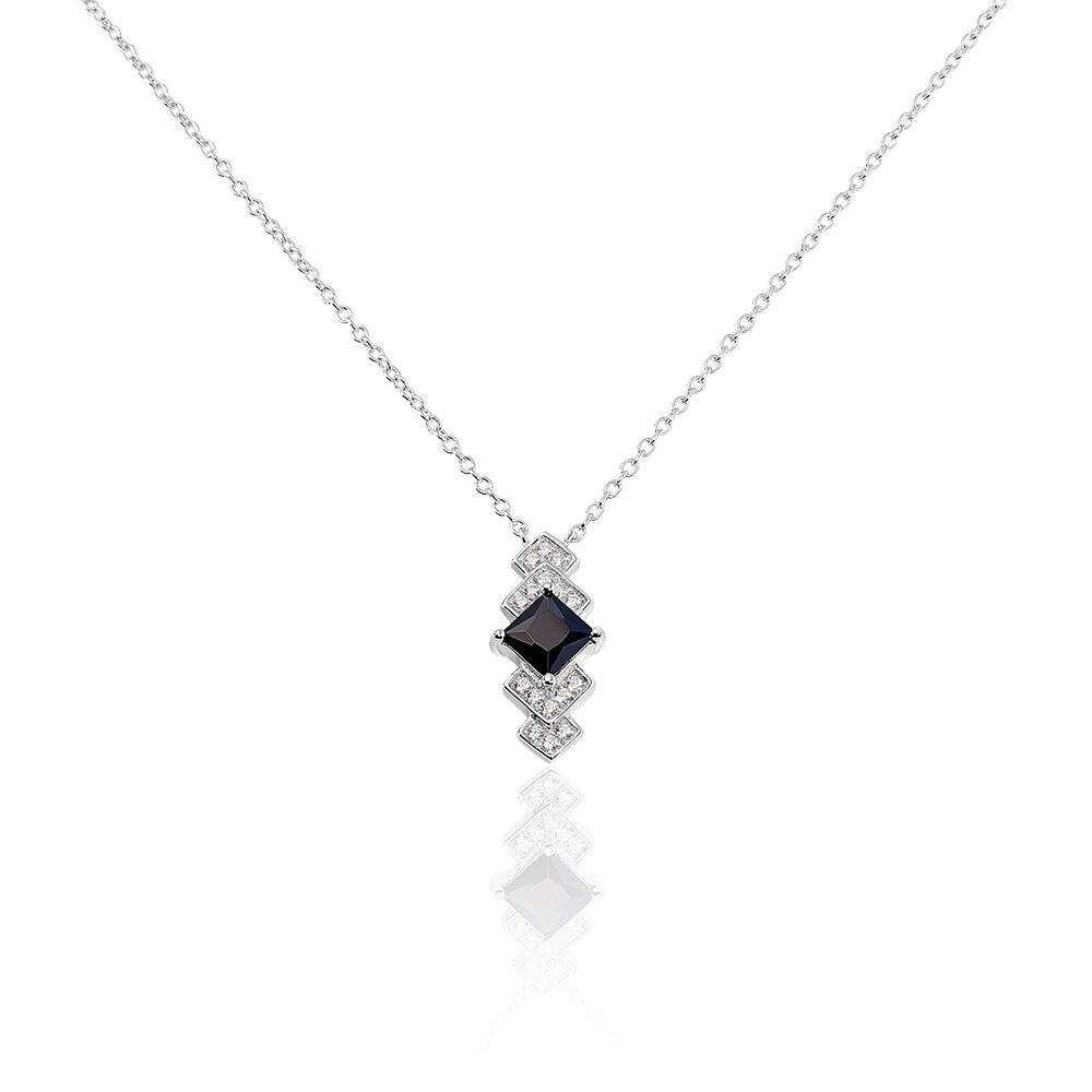 Collier Maymana Argent Blanc Oxyde De Zirconium - Colliers avec pierres Femme | Marc Orian