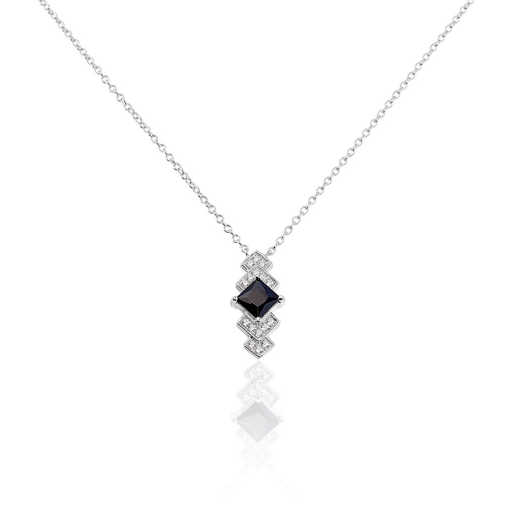 Collier Maymana Argent Blanc Oxyde De Zirconium - Colliers avec pierres Femme | Marc Orian