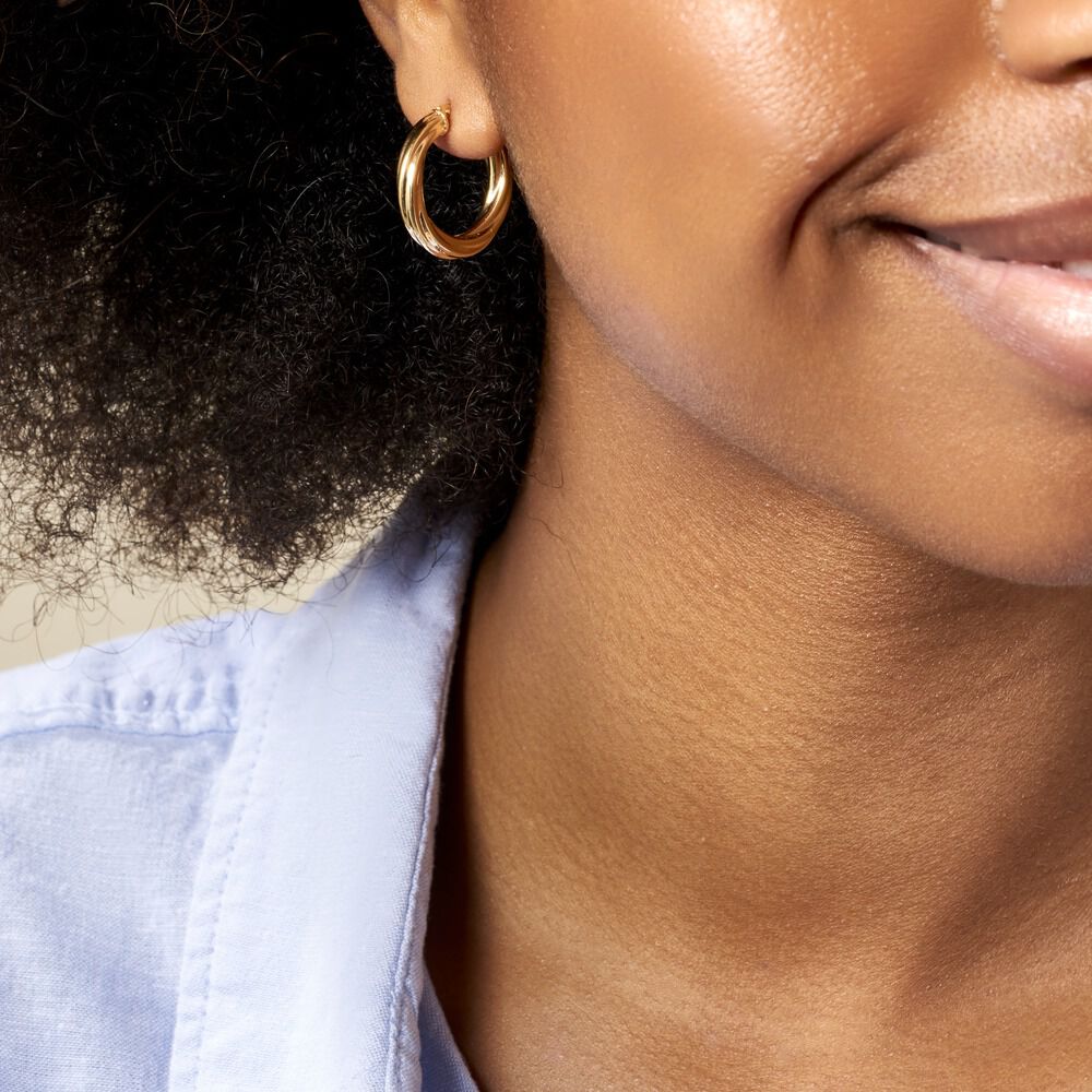 Créoles Yori Or Jaune - Créoles Femme | Marc Orian