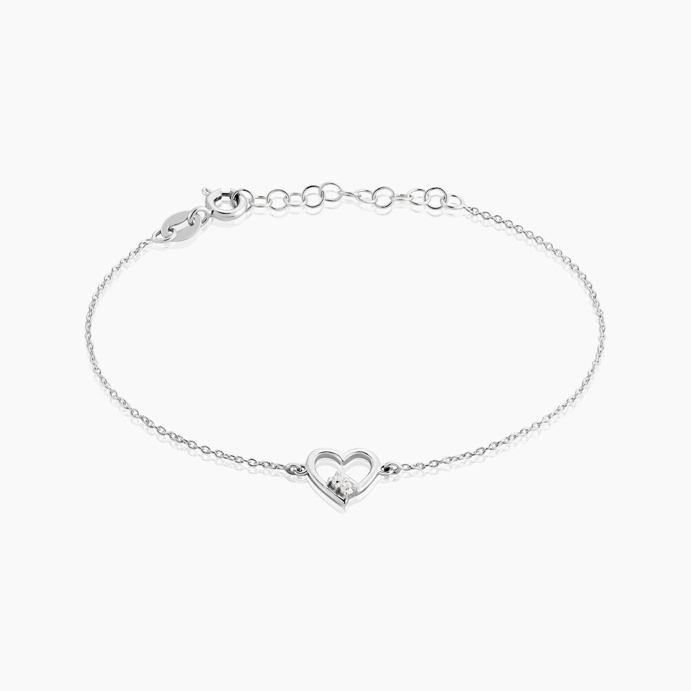 Bracelet Mahira Argent Blanc Oxyde De Zirconium - Bracelets fantaisie Femme | Marc Orian