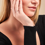 Bague Navette Argent Rose Oxyde De Zirconium - Bijoux fantaisie Femme | Marc Orian