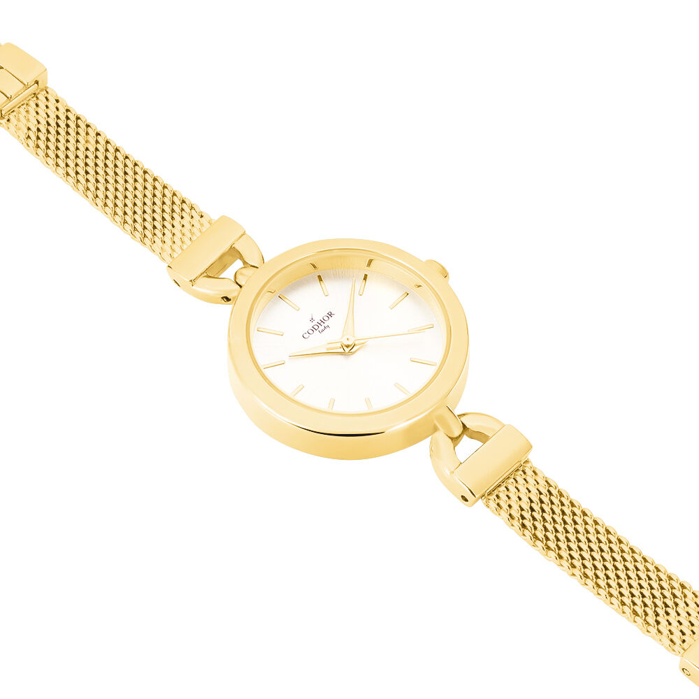 Montre Codhor Lydia Blanc - Montres classiques Femme | Marc Orian