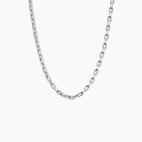 Collier Natan Argent Blanc - Chaines Homme | Marc Orian