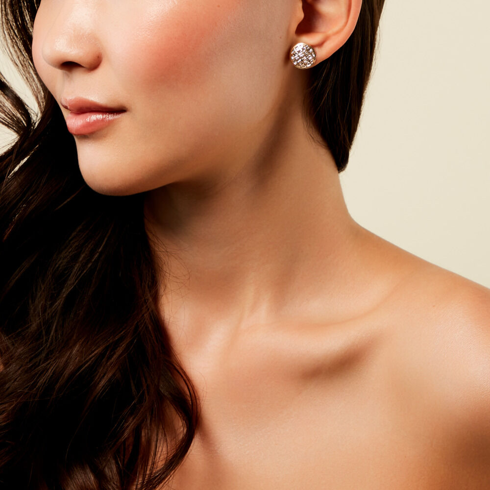 Boucles D'Oreilles Puces Adonijah Or Bicolore - Puces Femme | Marc Orian