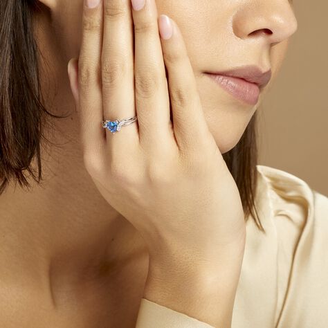 Bague Argent Blanc Avalon Oxyde De Zirconium - Bagues Solitaire Femme | Marc Orian
