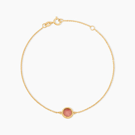 Bracelet Heida Or Jaune Calc&eacute;doine - Bracelets Medailles Femme | Marc Orian