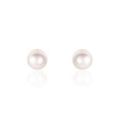 Boucles D'oreilles Puces Suki Or Jaune Perle De Culture - Clous d'oreilles Femme | Marc Orian