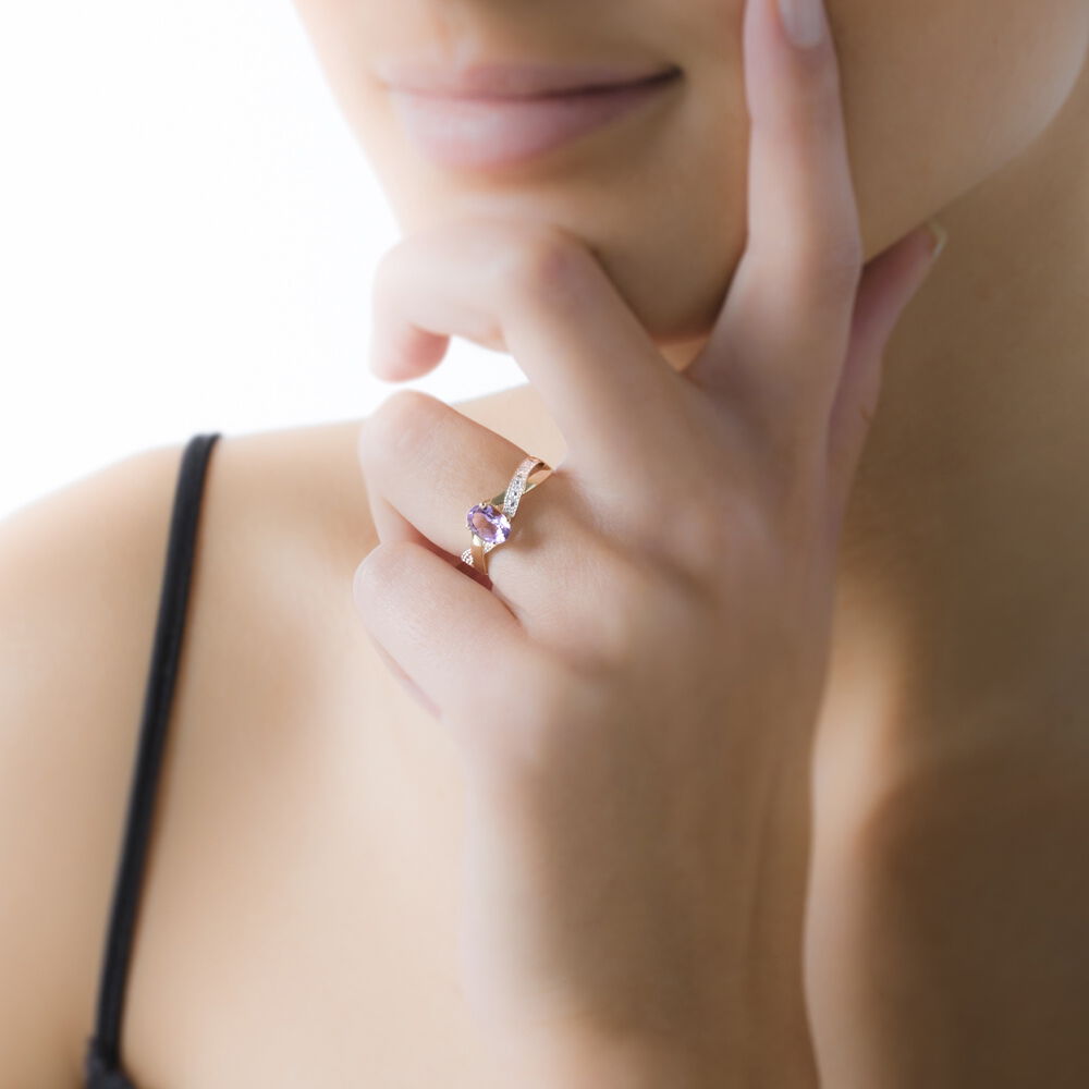 Bague Candice Or Jaune Saphir - Solitaires Femme | Marc Orian