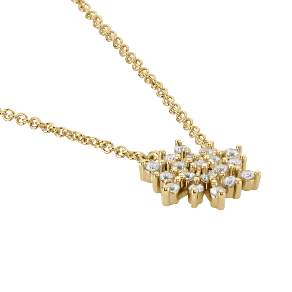 Collier Plaqu&eacute; Or Lisha Oxyde De Zirconium - Colliers avec pierres Femme | Marc Orian