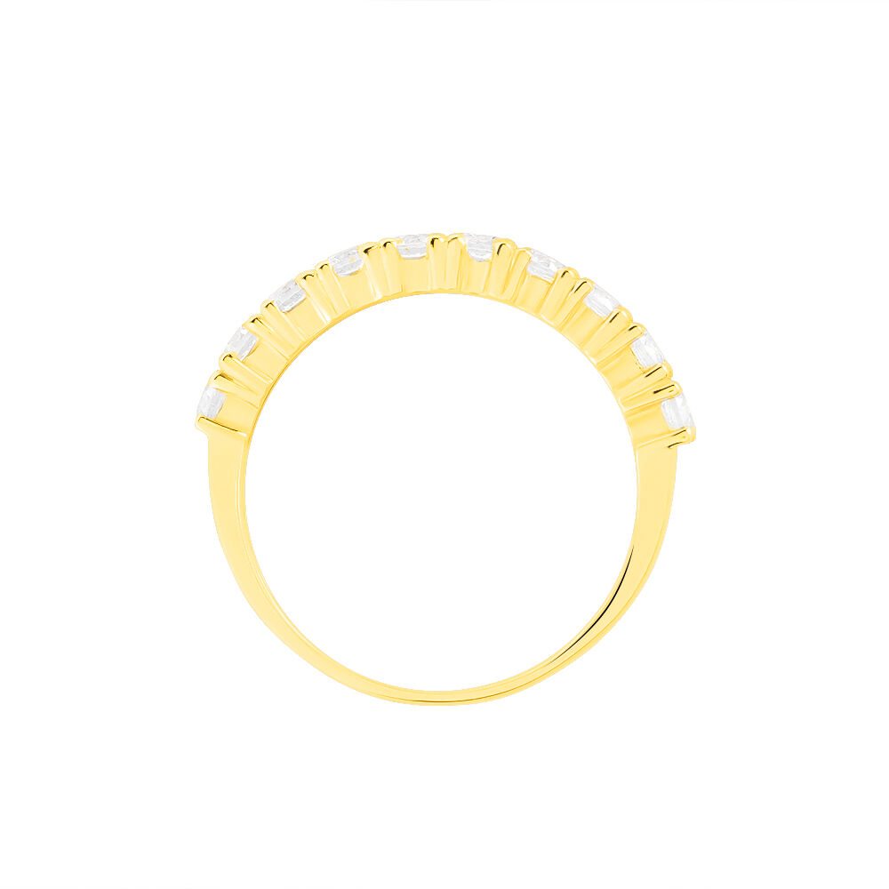 Alliance Julietta Or Jaune Oxyde De Zirconium - Alliances duo Femme | Marc Orian
