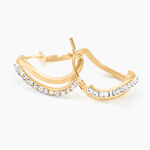 Cr&eacute;oles Hekate Or Jaune Strass - Cr&eacute;oles Femme | Marc Orian