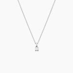 Collier Alexandra Or Blanc Diamant - Colliers solitaires Femme | Marc Orian