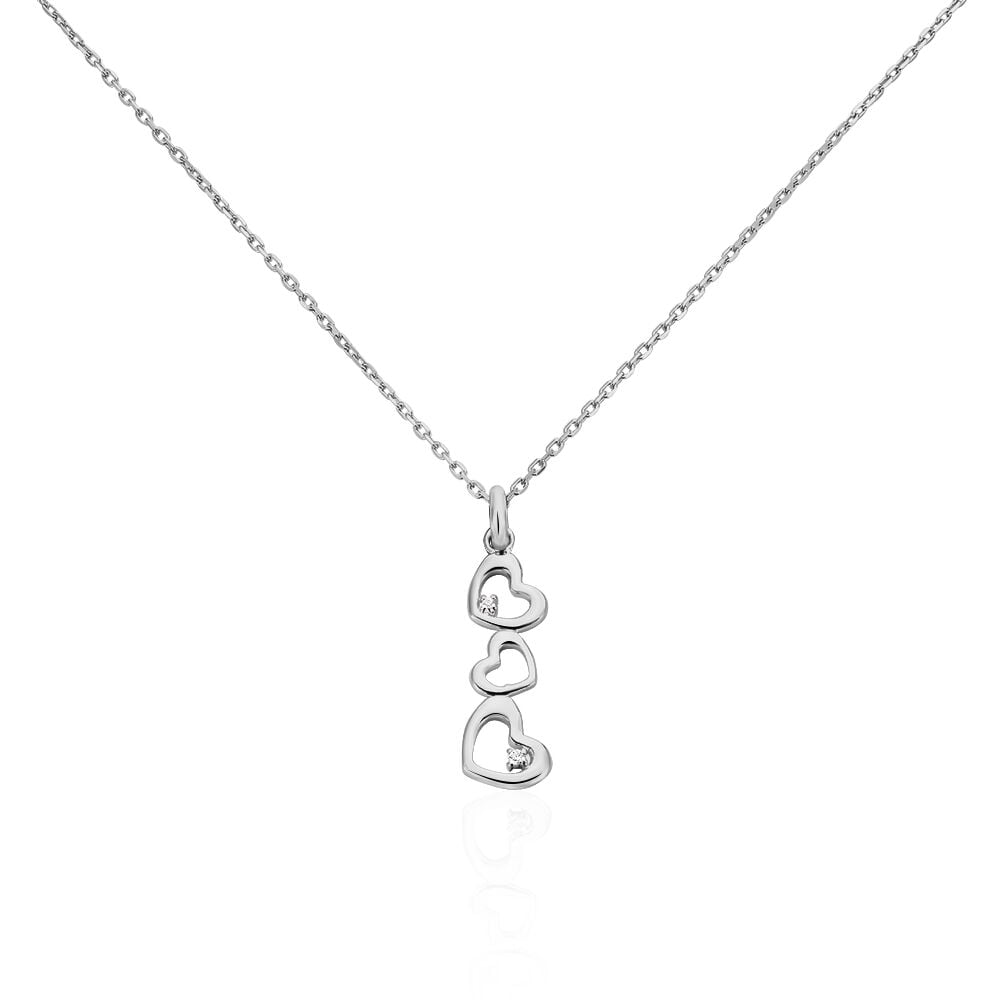 Collier Yolaine Argent Blanc Oxyde De Zirconium - Colliers avec pierres Femme | Marc Orian
