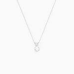 Pendentif Mabila Or Blanc Oxyde De Zirconium - Pendentifs Femme | Marc Orian