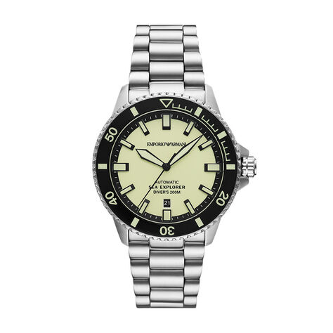 Montre Emporio Armani Sea Explorer Jaune - Montres automatiques Homme | Marc Orian
