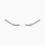 Bijoux D'oreilles Grimpants Gracelle Argent Blanc Oxyde De Zirconium - Piercings d'oreilles Femme | Marc Orian