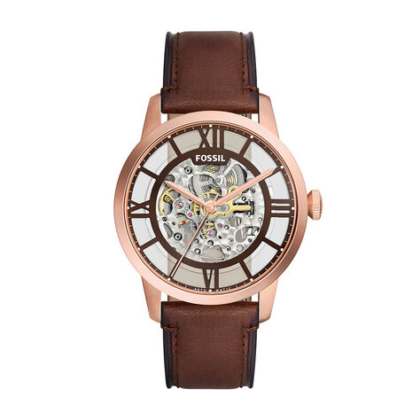 Montre Fossil Townsman Marron - Montres automatiques Homme | Marc Orian