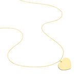 Collier Coeur Gravable Or Jaune - Bijoux personnalis&eacute;s Femme | Marc Orian