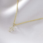 Pendentif Canice Croix Or Jaune Oxyde De Zirconium - Pendentifs Famille | Marc Orian