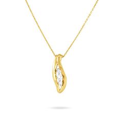 Collier Caline Or Jaune Diamant - Parure de mariage Femme | Marc Orian