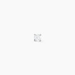 Boucle D'oreille Puce Unitaire Victoria Or Blanc Diamant - Boucles d'oreilles mariage Famille | Marc Orian