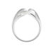 Bague Link Argent Blanc Céramique Et Oxyde De Zirconium - Bagues avec pierre Femme | Marc Orian