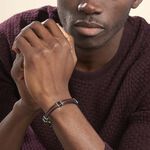Bracelet Acier Blanc Jeff - Bracelets cuir Homme | Marc Orian