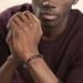 Bracelet Acier Blanc Jeff - Bracelets cuir Homme | Marc Orian
