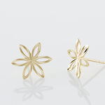 Boucles D'oreilles Puces Philine Fleur Or Jaune - Puces Femme | Marc Orian