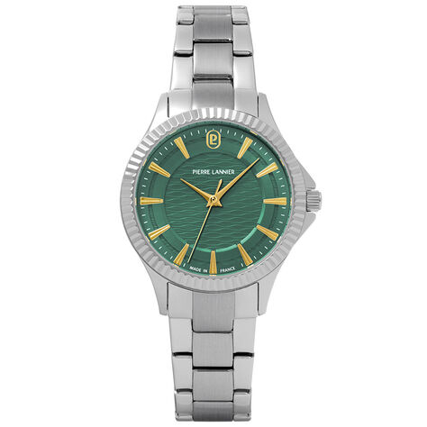 Montre Pierre Lannier Metropolitain Vert - Montres étanches Femme | Marc Orian