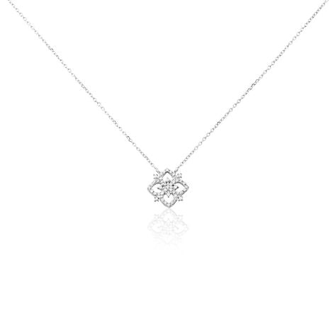 Collier Vasya Or Blanc Diamant - Colliers avec pierres Femme | Marc Orian