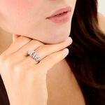 Bague Edna Argent Blanc Oxyde De Zirconium - Bagues avec pierre Femme | Marc Orian