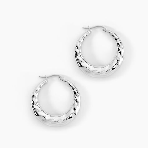 Cr&eacute;oles A&iuml;ko Acier Blanc - Cr&eacute;oles Femme | Marc Orian