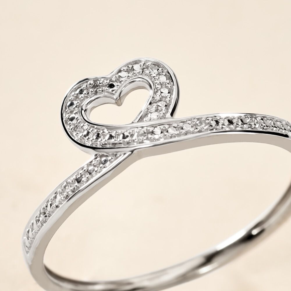 Bague Delaney Or Blanc Diamant - Bagues pierres précieuses Femme | Marc Orian