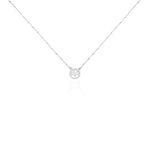 Boucles D'oreilles Puces Zelee Argent Blanc - Colliers fantaisie Femme | Marc Orian