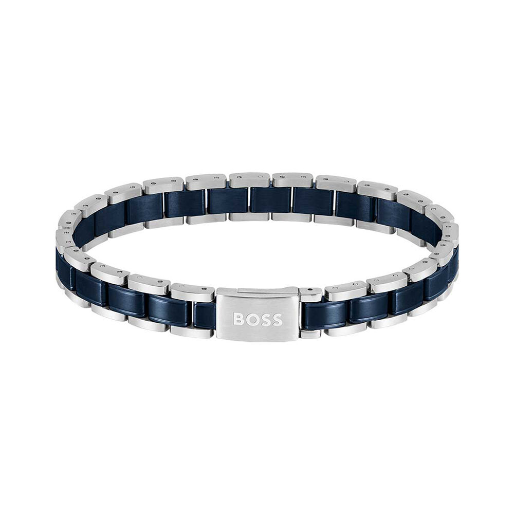 Bracelet Boss Links Essentials Acier Bicolore - Bracelets cha&icirc;nes Homme | Marc Orian