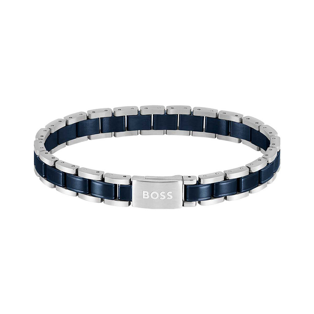 Bracelet Boss Links Essentials Acier Bicolore - Bracelets cha&icirc;nes Homme | Marc Orian