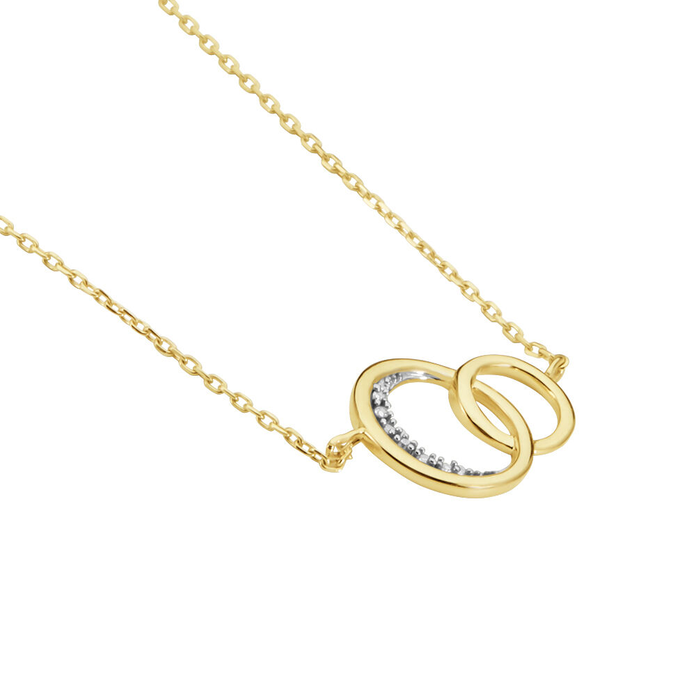 Collier Or Jaune Caelie Diamants - Colliers avec pierres Femme | Marc Orian