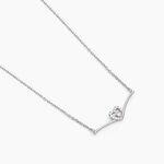 Collier Miline Argent Blanc Oxyde De Zirconium - Colliers avec pierres Femme | Marc Orian