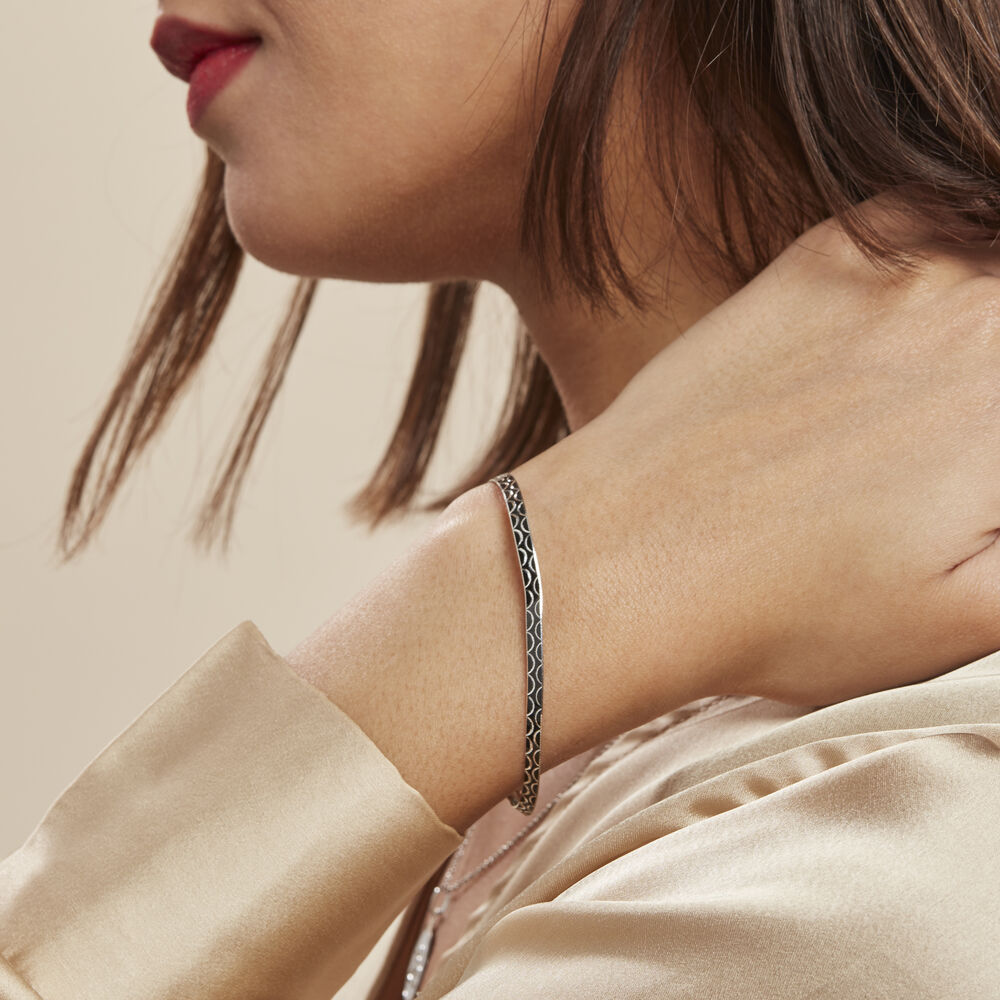 Bracelet Kalyane Argent Bicolore - Bracelets mailles Femme | Marc Orian